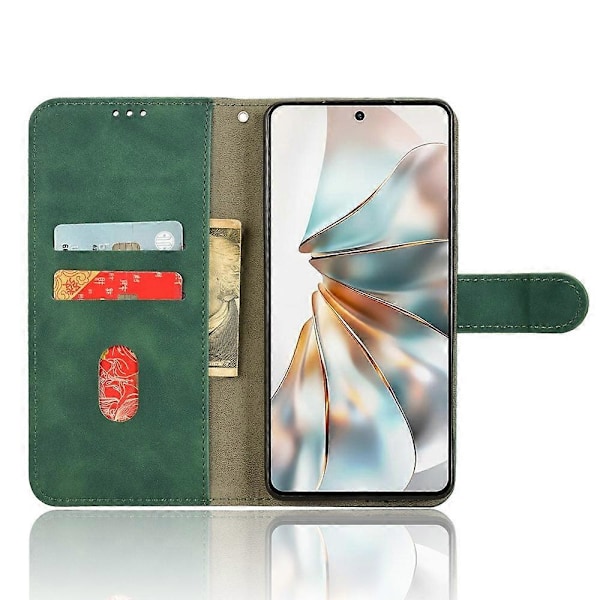 Læderetui til ZTE nubia Z60S Pro 5G, hudvenligt anti-drop wallet flip telefoncover Multicolor Style C
