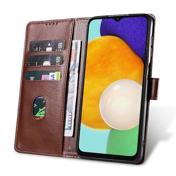 Til Samsung Galaxy A04s 4G (164.7 x 76.7 x 9.1 mm)/A13 4G Cover Læder Telefon Etui Stand Wallet Multicolor Style E