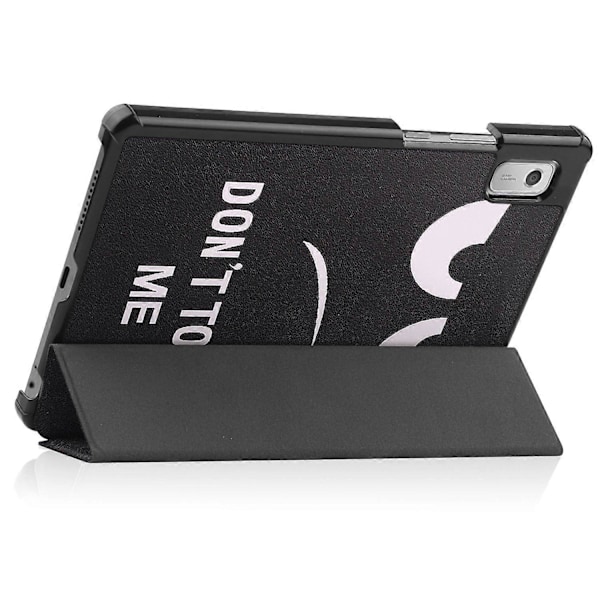 Tri-fold Stativ Tablet Deksel for Lenovo Tab M9 Mønstertrykk PU Lær+PC Beskyttelsesdeksel Multicolor Style C