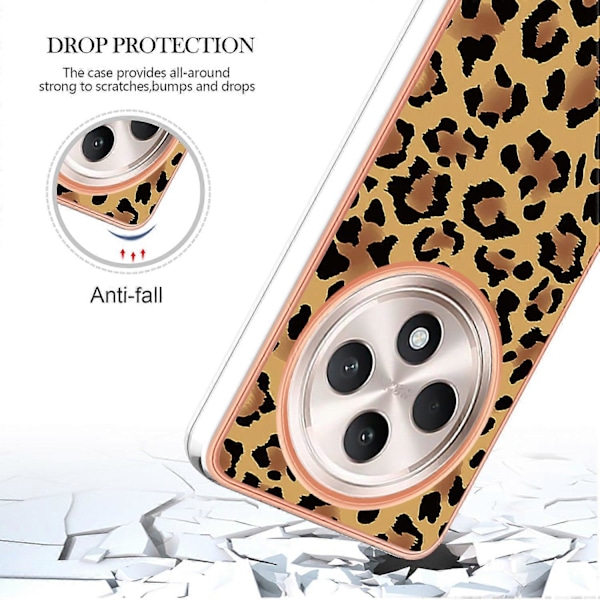 Skal för Oppo Reno12 F 4G/Oppo Reno12 F 5G IMD-D Mönstertryck 2.0mm TPU Baksida Multicolor Style B