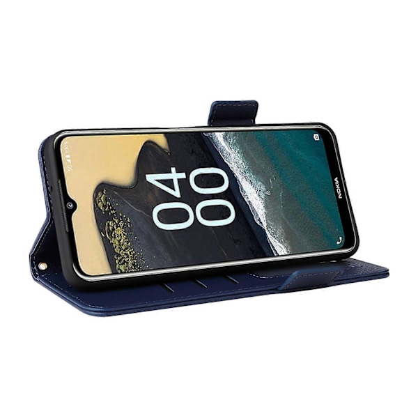 Nokia G310 PU-nahkainen puhelinkotelo lompakolla, jalustalla ja sormenjälkiä hylkivällä suojalla Multicolor Style D