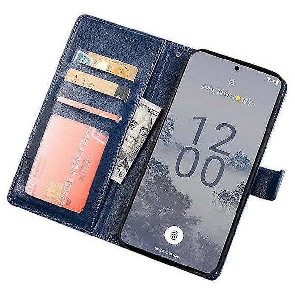IDEWEI Fodral för Nokia X30 5G Plånboksfodral Ställ PU Läder Smartphone Skal