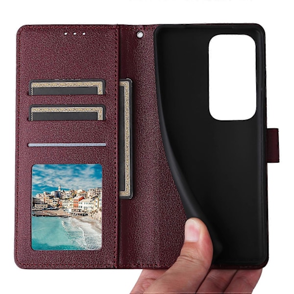 Til Oppo Reno12 Pro 5G (Global) Etui Wallet Stand View PU Læder Telefon Cover Multicolor Style D