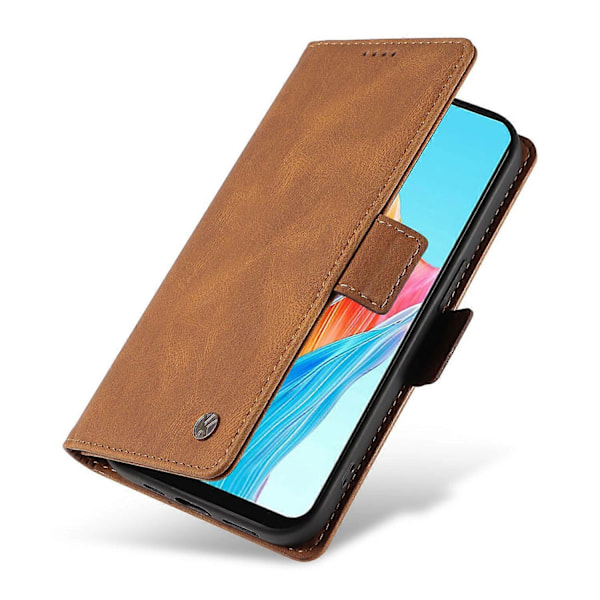 YIKATU YK-005 Oppo A78 4G PU-nahkalompakkokotelo, pehmeäpintainen jalustallinen suojakotelo Multicolor Style C