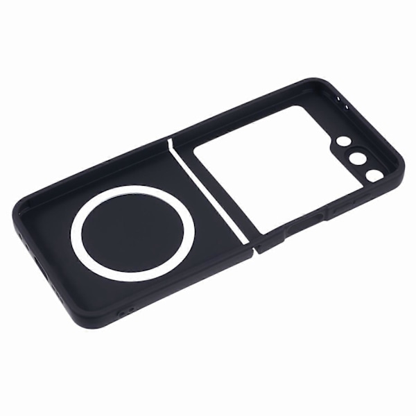 Skal för Samsung Galaxy Z Flip6 5G Kompatibelt med MagSafe Stöttåligt TPU-telefonskal- Multicolor Black