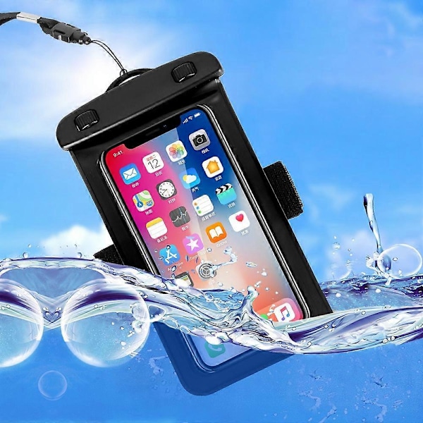 BZ009 Armbånd til 5,5-6,5 tommer telefon Vandtæt Touch Screen telefonetui med snor Multicolor Style F