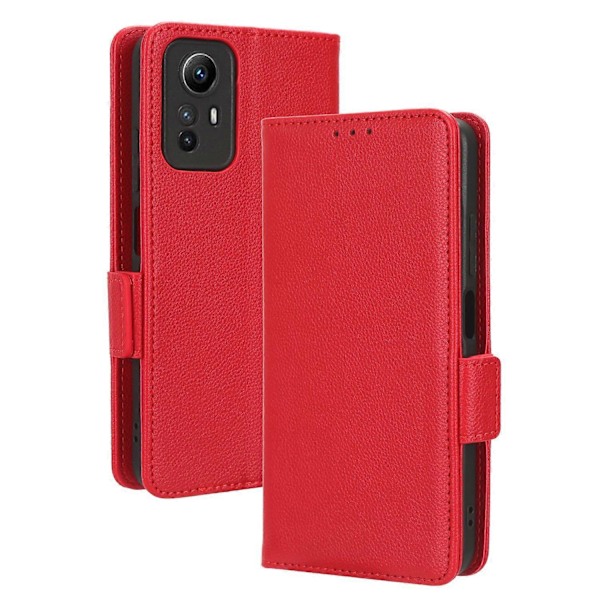 Nahkakotelo Xiaomi Redmi Note 12S 4G:lle, Taitettava jalusta puhelinlompakkokotelo Multicolor Style C