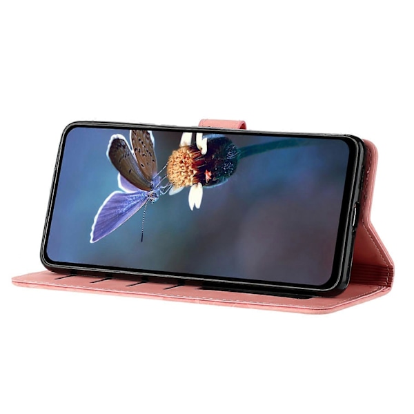 Blomsterpræget PU læder standpung cover til iPhone 11 mobiltelefon Multicolor Style C