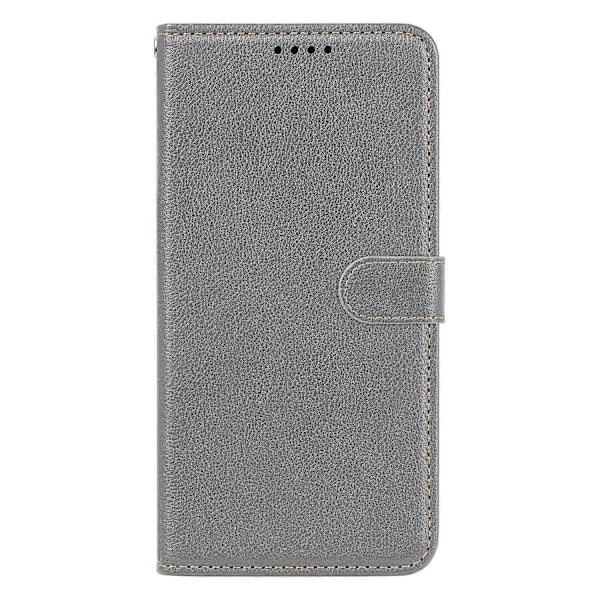 Til Nothing Phone (3a) Pro Etui Wallet RFID-blokering Litchi Tekstur Læder Telefon Cover Multicolor Grey