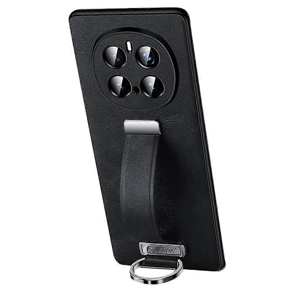 SULADA Muotisarja Honor Magic7 Pro 5G -puhelimelle Rannekoru Jalusta Nahkainen Takakansi Multicolor Black