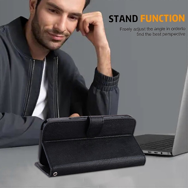 Til Samsung Galaxy S24+ Etui PU Læder Anti-drop Wallet Cover Multicolor Style A