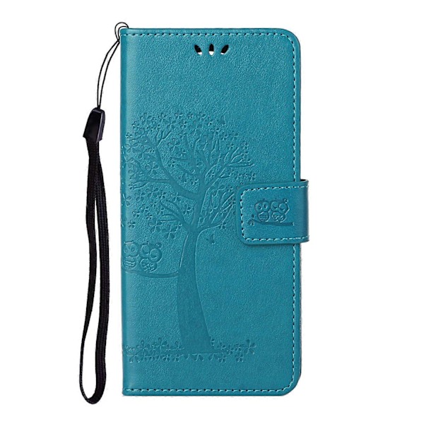 Uggla Mönster Tryck Design Läder Plånbok Telefonfodral för Samsung Galaxy A32 4G (EU Version) Multicolor Style E