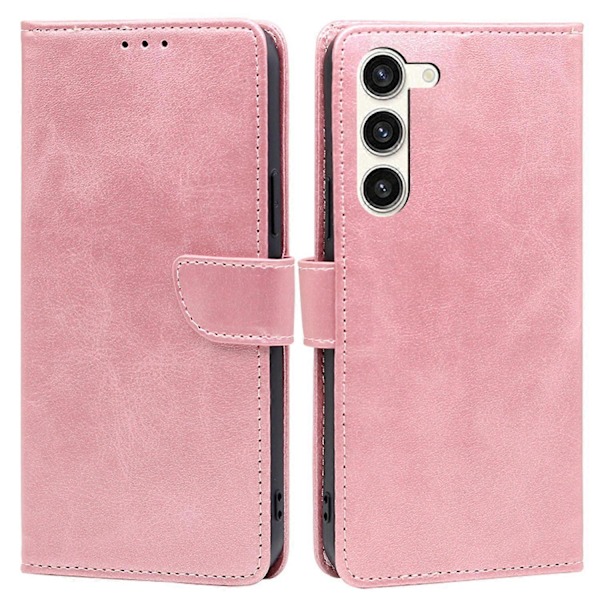 Telefon Wallet Case til Samsung Galaxy S23 PU Læder Stand Mobiltelefon Cover Multicolor Style C