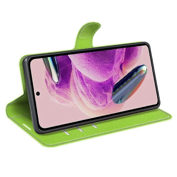 Til Xiaomi Redmi Note 12S 4G Litchi Tekstur Wallet Telefon Cover Stativ PU Læder Etui Multicolor Style F