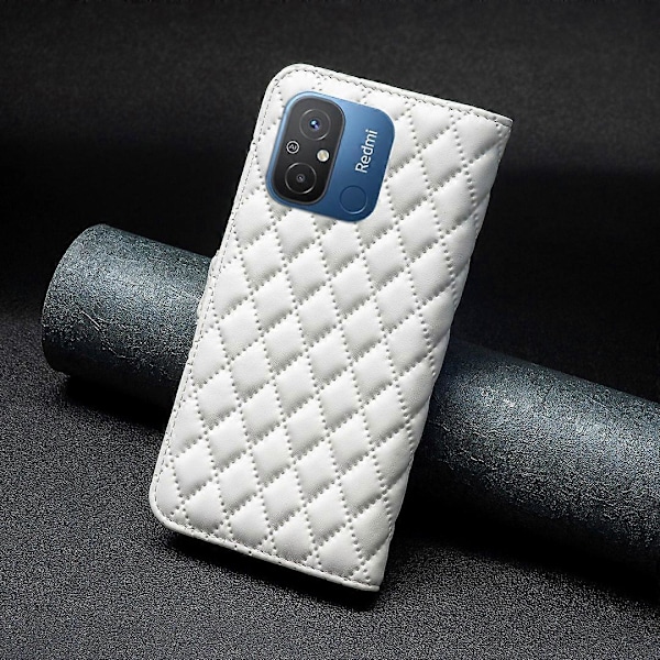 för Xiaomi Redmi 12C 4G Präglat PU Läder Plånboksfodral med Ställ Skydd Multicolor Style C