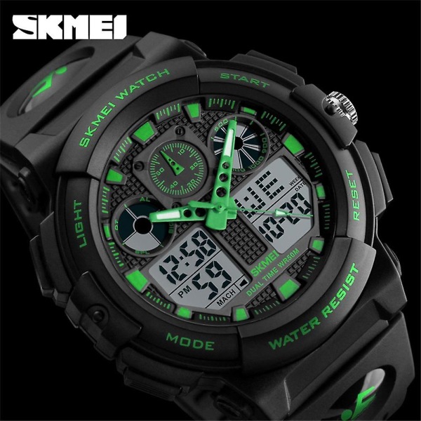 SKMEI 1270 Quartz Digital Electronic Watch Mode Dual Time Armband blue