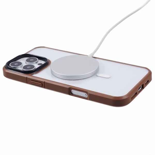 X-LEVEL Crystal Clear Series för iPhone 16 Pro Max Skal TPU+PC Telefonskydd Kompatibelt med MagSafe
