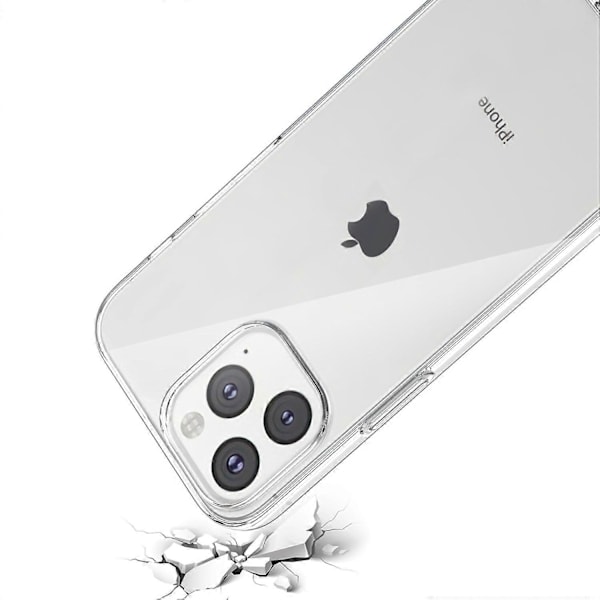 Kirkas TPU-kotelo + Temperoitu lasi näytönsuojakalvo iPhone 13 Pro 6,1 tuuman