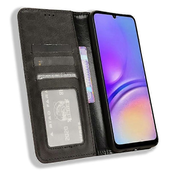 Til Samsung Galaxy A05 4G Etui Stødsikkert PU Læder Wallet Stand Telefon Cover Multicolor Style B