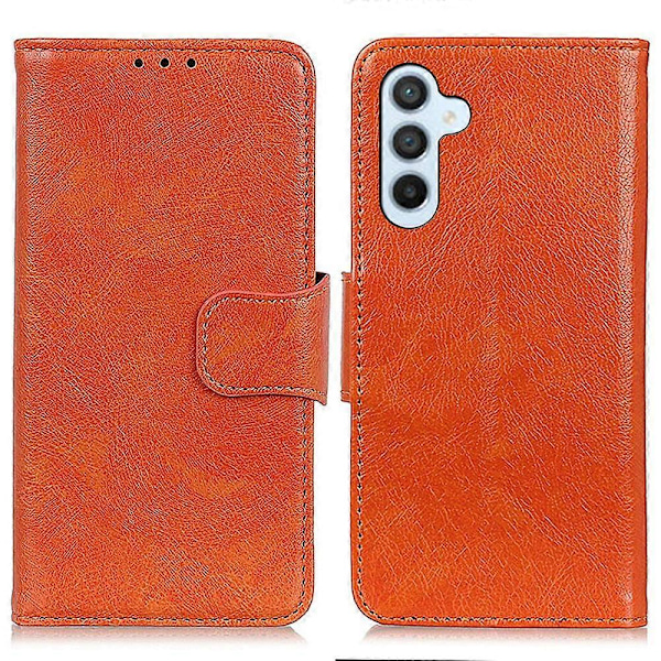 För Samsung Galaxy A15 4G Fodral Nappa Textur Delat Läder Telefonställ Skydd med Plånbok Multicolor Style C