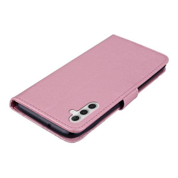 Til Samsung Galaxy S23 FE Cover Ugle Præget PU Læder Telefon Cover med Wallet Stand Multicolor Style B