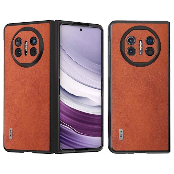 Til Huawei Mate X5 Etui PU Læder+PC Ko Læder Tekstur Beskyttelsescover Multicolor Style D