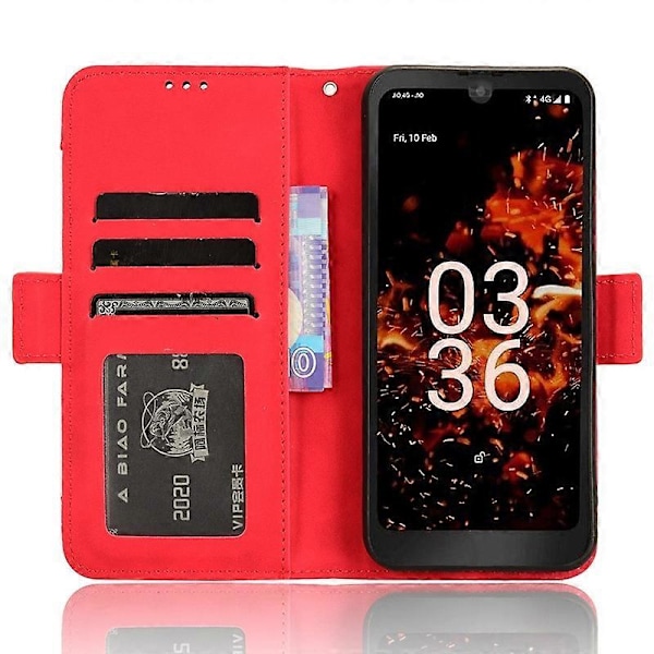 Til Orbic Fun+ 4G Etui Anti-ridse PU Læder Telefonpung Folio Flip Cover Multicolor Style E