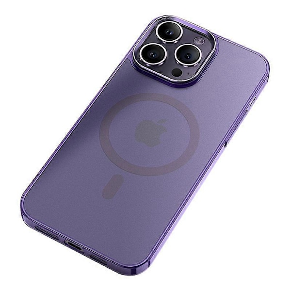 VOERO iPhone 14 Pro Cover Kompatibel med Magsafe Stødsikker PC+Hærdet Glas Mat Cover Multicolor Style A