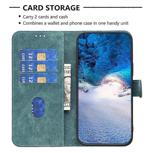 För Samsung Galaxy A15 4G Fodral Präglat PU Läder Telefonställ Plånboksfodral Multicolor Style C