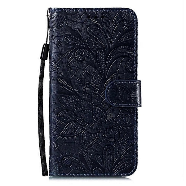 Skal till OnePlus Ace 3 5G Spetsblommor PU Läder Flip Plånbok Mobilskal - Grå Multicolor Black