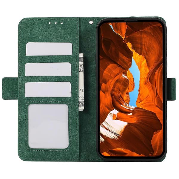 Til Xiaomi 14T Pro Etui PU Læder Folio Stand View RFID Blokerende Telefon Cover Multicolor Style E