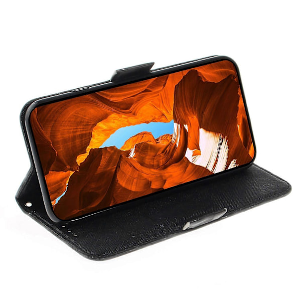 Til Samsung Galaxy A06 Etui Mønstertryk Læder Wallet Telefon Cover Multicolor Style C