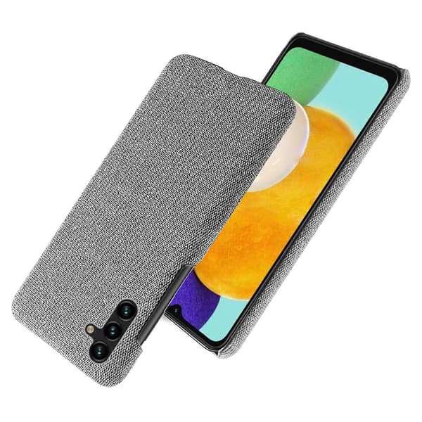 Solid farve hårdt PC stof tekstur ridsefast telefoncover til Samsung Galaxy A54 5G Multicolor Style E