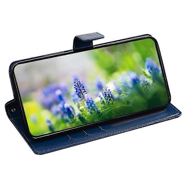 IDEWEI Fullständigt Skydd Telefonfodral för TCL 405 PU Läder Ställ Plånboksfodral Multicolor Style B