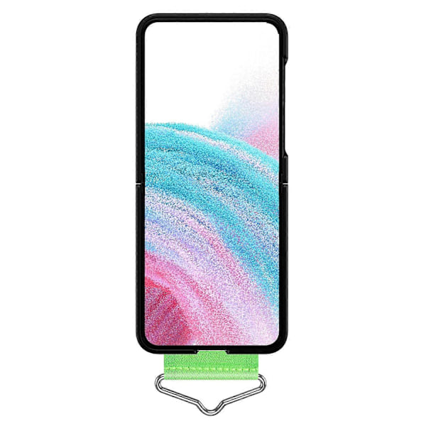 Samsung Galaxy Z Flip5 5G Kova PC Puhelinkuori Suojakotelo B-muotoisella Sormipidikkeellä Multicolor Style A