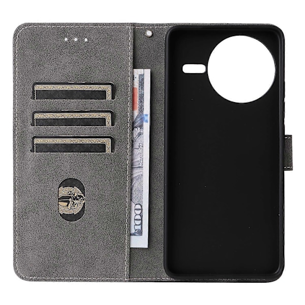 Til Xiaomi Redmi K80 5G/K80 Pro 5G Wallet Case RFID-blokering PU Læder Cover Stand View - Grøn Multicolor Purple