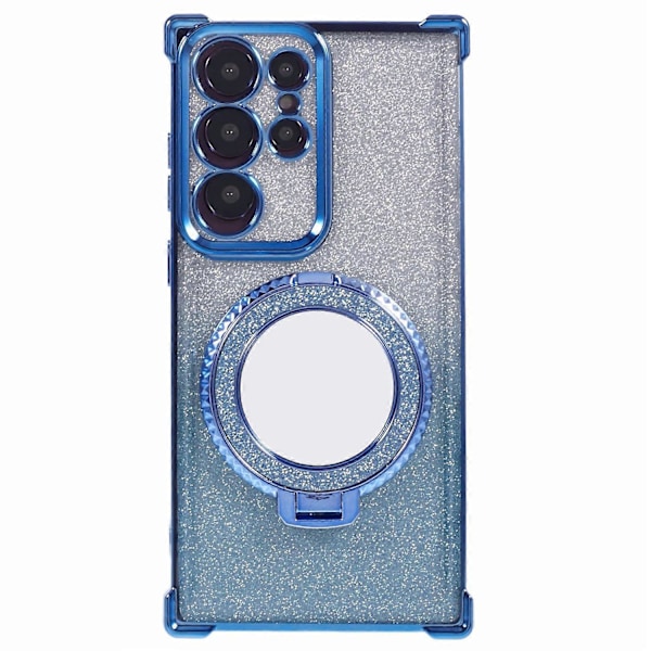 För Samsung Galaxy S23 Ultra Stödfodral Glitter Gradient TPU Telefonskal Multicolor Style F