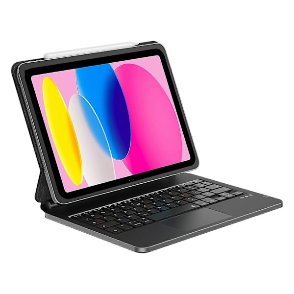 Tyyppi A WIWU MK-003 iPad 10.9 (2022) Bluetooth-näppäimistölle Magneettinen PU-nahkainen tablettitelinekotelo