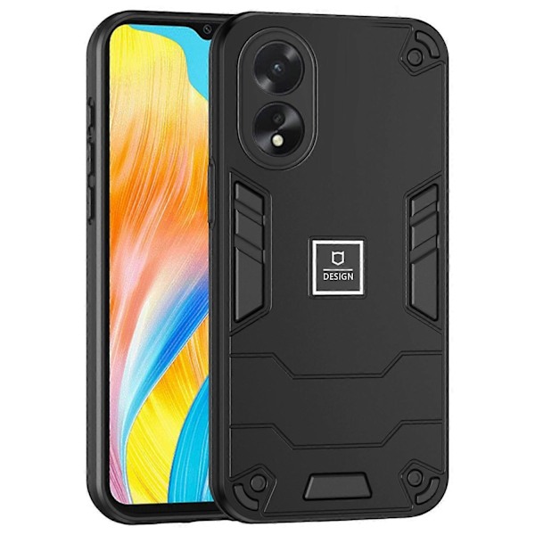 PC+TPU-etui med dobbelt lag design og faldbeskyttelse til Oppo A38 4G/A18 4G Multicolor Style B