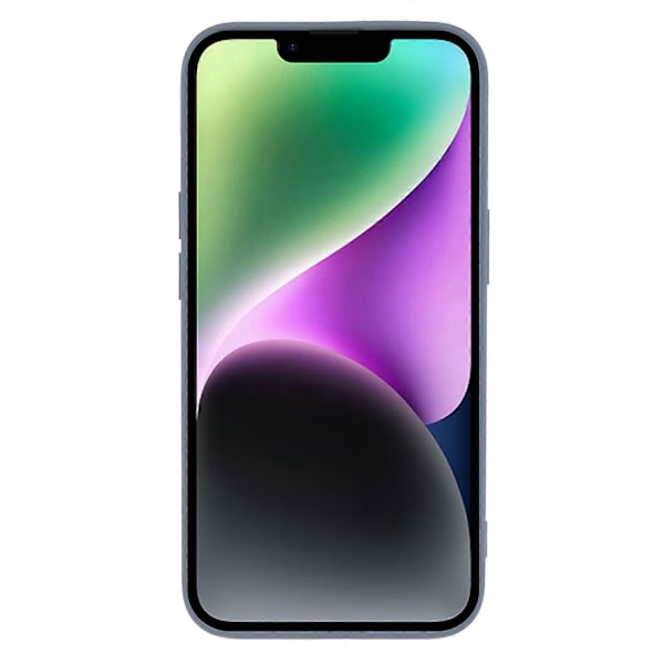Fiberfodrad skal för iPhone 15 Plus Godisfärgad TPU-mobilskal Gummibelagt mobilskal Multicolor Style F
