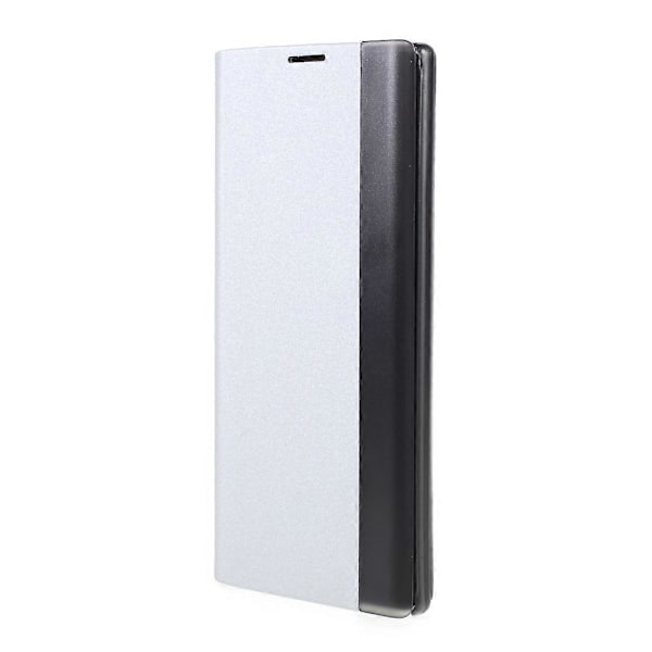 Til Samsung Galaxy Note 10 Plus PU Læder Auto-absorberende Skal Visningsvindue Stativ Telefon Cover