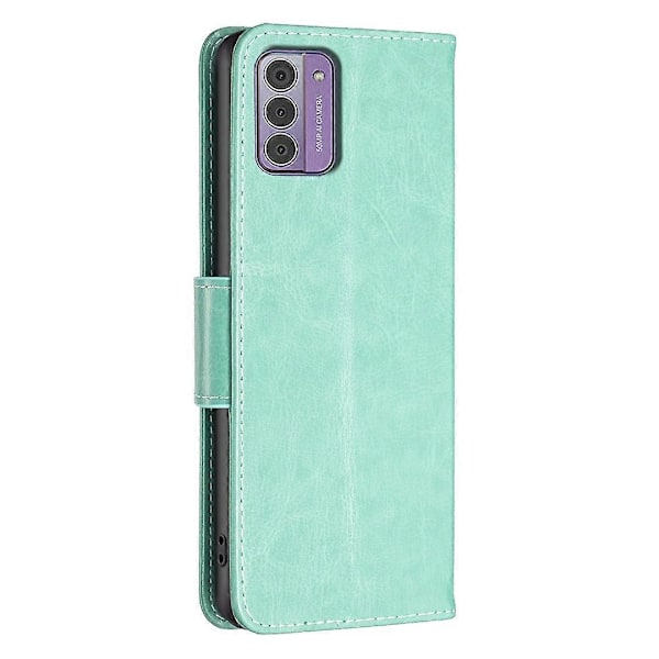 Til Nokia G42/G310 Sommerfugl Præget Telefon Cover Læder Stand Wallet Cover med Rem Multicolor Style A