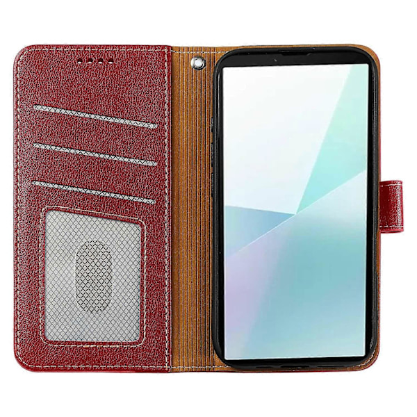 Til Nothing Phone (3a) Pro Etui Wallet RFID-blokering Litchi Tekstur Læder Telefon Cover Multicolor Red