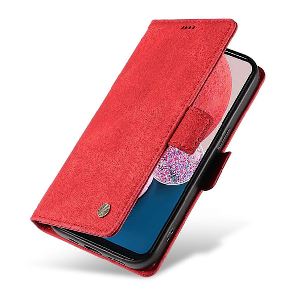 YIKATU YK-005 Lærdeksel til Samsung Galaxy A53 5G, hudvennlig telefonetui med lommebok og stativ Multicolor Style H