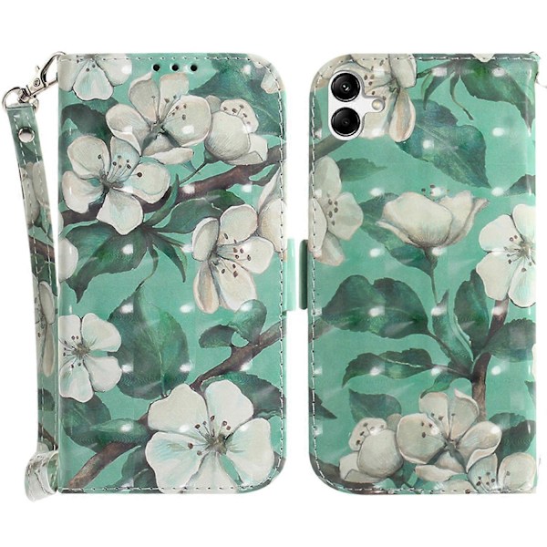 PU-lærveske med anti-ripe lommebok og stropp for Samsung Galaxy A04e 4G/F04 4G/M04 4G Multicolor Style C