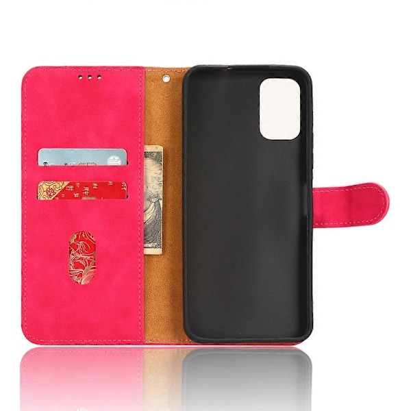 För Nokia C32 Plånboksfodral Skinn-Touch Skyddande PU Läder Telefonskal med Ställ Multicolor Style E