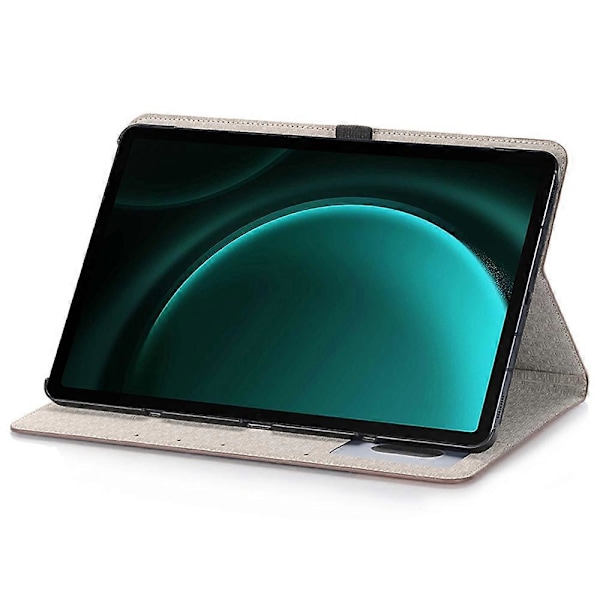 Samsung Galaxy Tab S9 FE Lompakkokotelo Ristikkäiskuvioitu PU-nahkainen tablettikotelo Multicolor Style D
