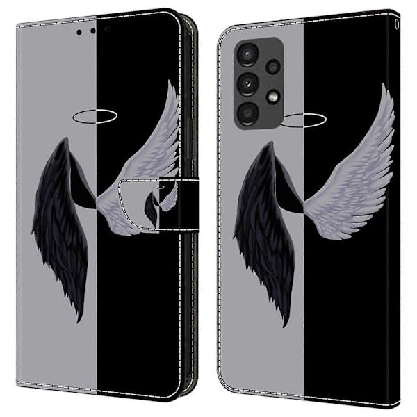 Til Samsung Galaxy A13 5G/A13 4G Etui Beskyttende Læder Flip Telefon Cover Multicolor Style P