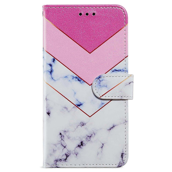Motorola Moto G54 5G Kotelo PU Nahka Kuvio Tulostus Jalusta Suojaava Puhelinkuori Multicolor Style Q