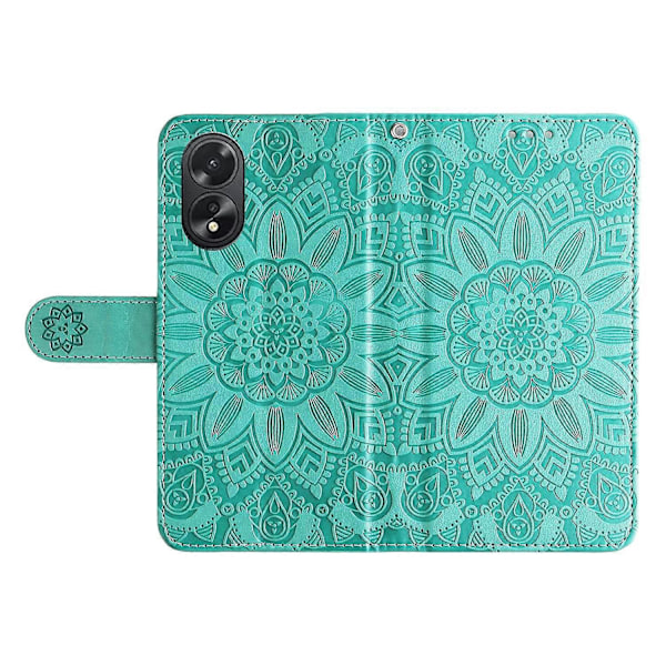 För Oppo A38 4G Fodral Plånbok Slim-Fit PU Läder Magnetiskt Telefonskal Multicolor Style D